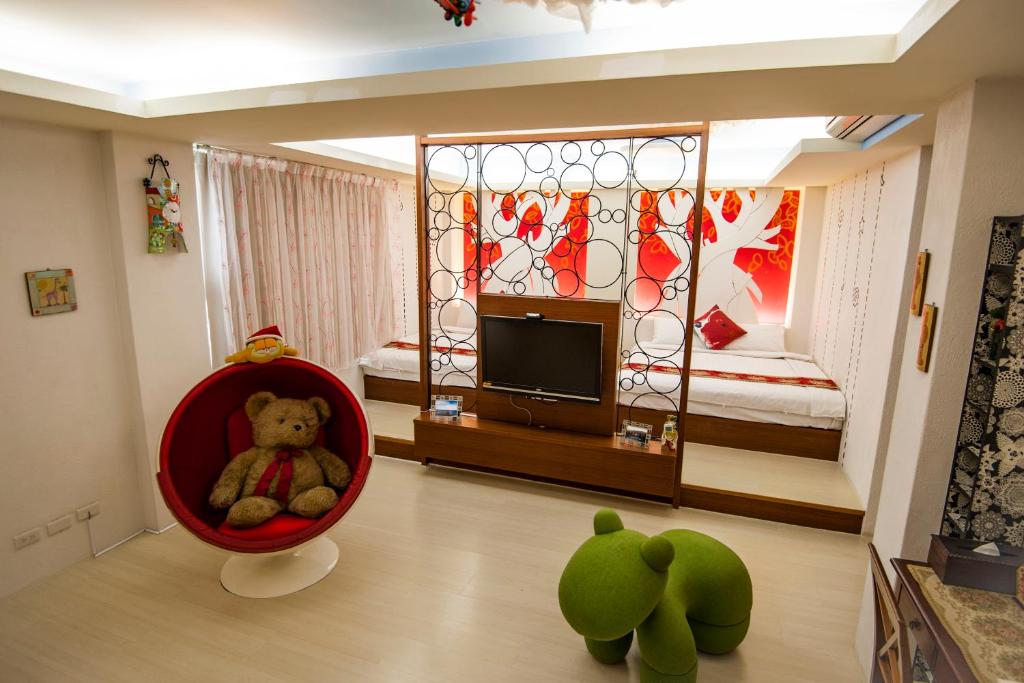 TV a/nebo společenská místnost v ubytování Sea To Stay
