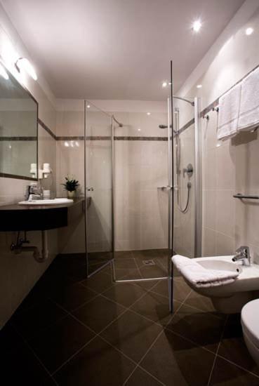 Kúpeľňa v ubytovaní Hotel Pfandleralm