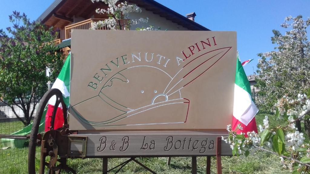 Certifikát, hodnocení, plakát nebo jiný dokument vystavený v ubytování B&B La Bottega