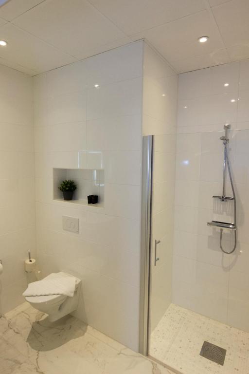Koupelna v ubytování Hotell Hjalmar