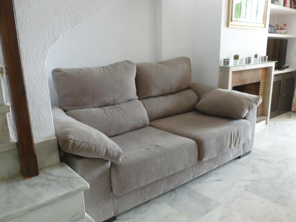 Posezení v ubytování Duplex 2 - 2 Vue Mer