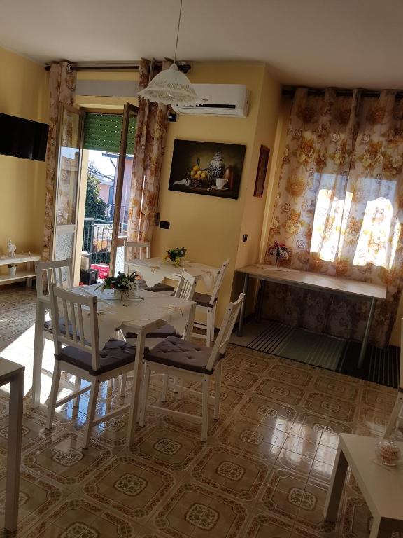 Posezení v ubytování B&B Dolce Casa