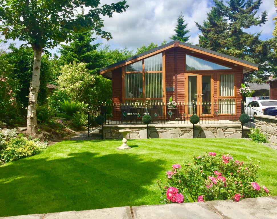 Zahrada ubytování Otter Lodge Auchterarder