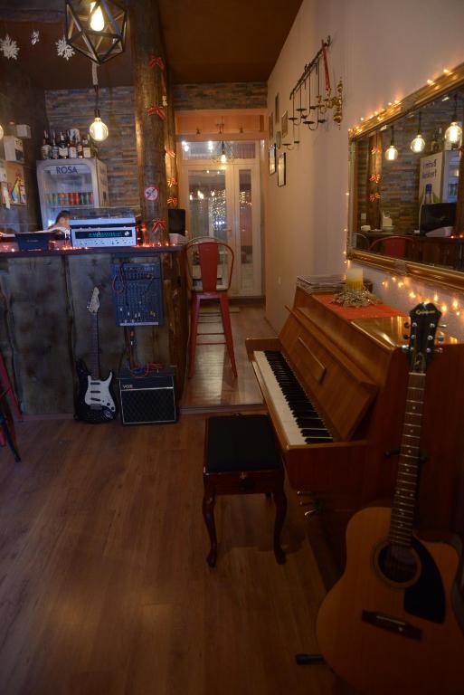 Posezení v ubytování Hostel Tuba