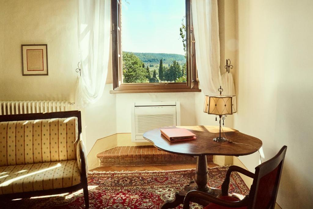 Posezení v ubytování Agriturismo Villa Buoninsegna