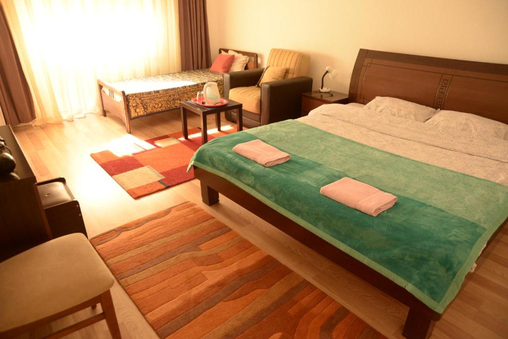 Postel nebo postele na pokoji v ubytování Hostel Tuba