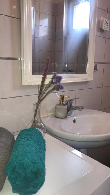 Koupelna v ubytování Mare