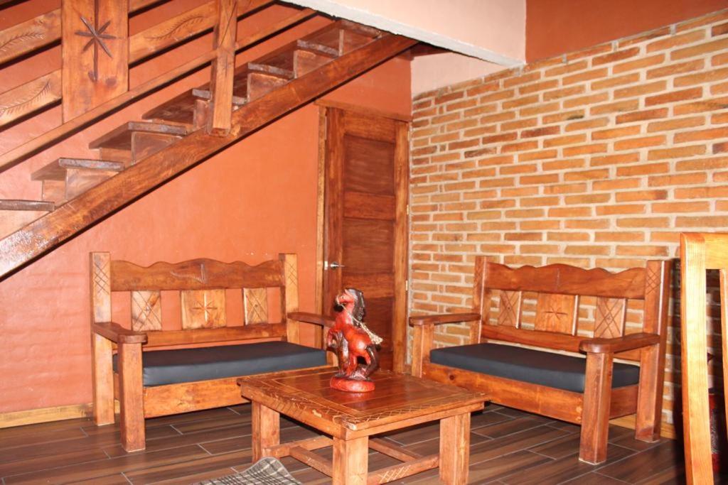 Posezení v ubytování Cabaña Ensueño