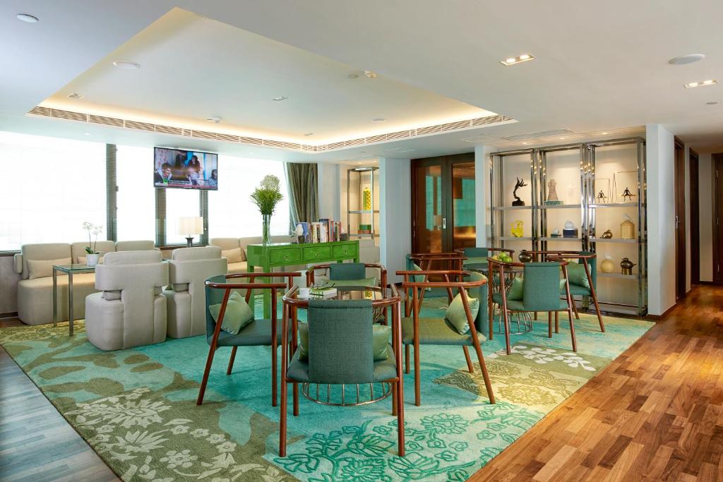 Ruang duduk di Wharney Hotel