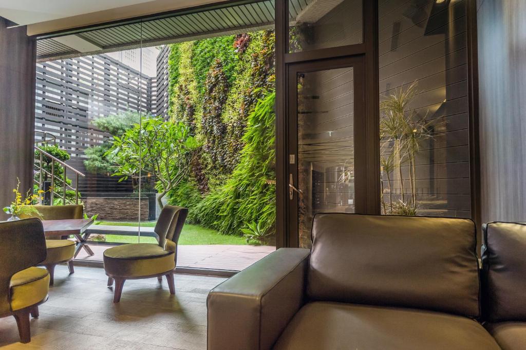 Posezení v ubytování La Vida Hotel