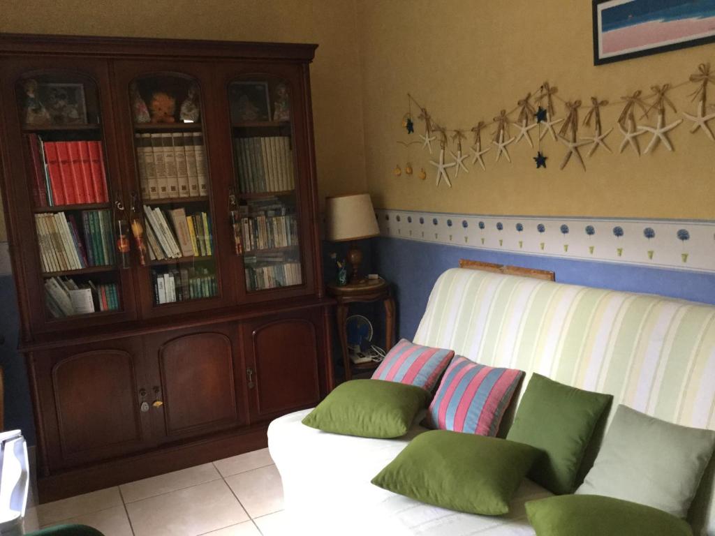 Posezení v ubytování Chambre et pièce confort