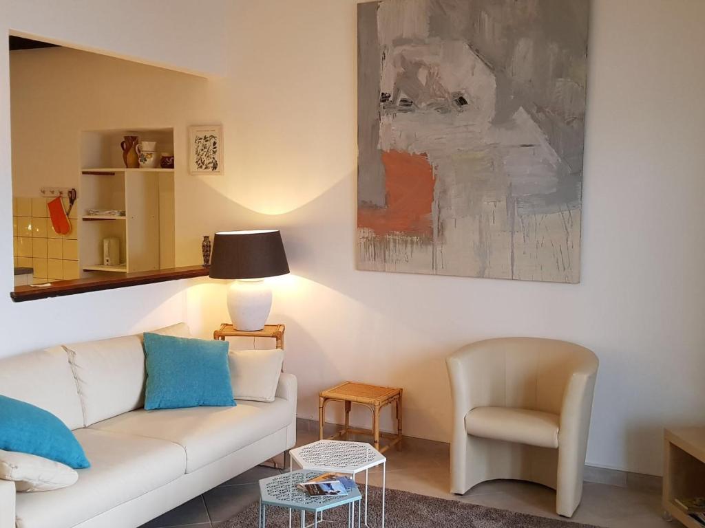 Posezení v ubytování Apartments Posta al Lago