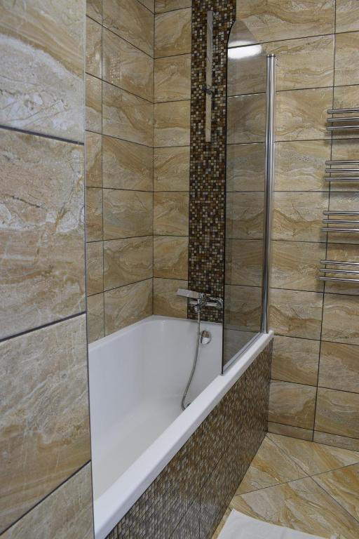 Koupelna v ubytování Hotel La Rosa