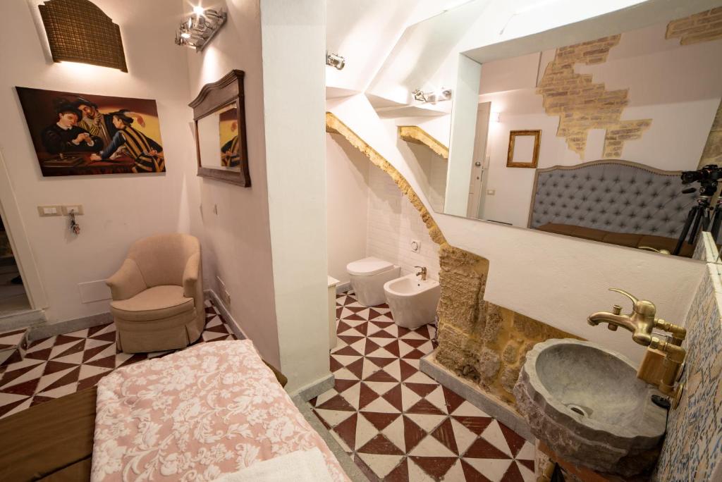Koupelna v ubytování Porta di Castro Boutique Hotel & Pool