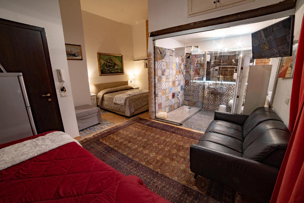 Posezení v ubytování Porta di Castro Boutique Hotel & Pool