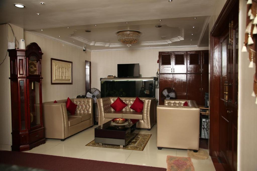 Posezení v ubytování Grand View Residency Chennai