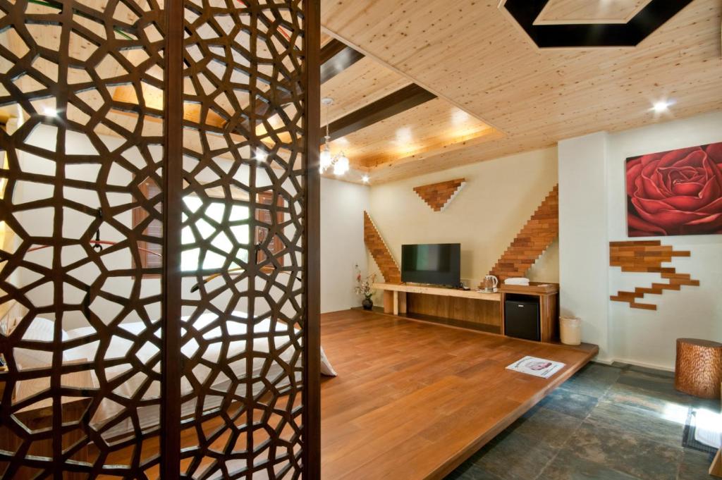TV a/nebo společenská místnost v ubytování ChunYang Homestay春陽一品居