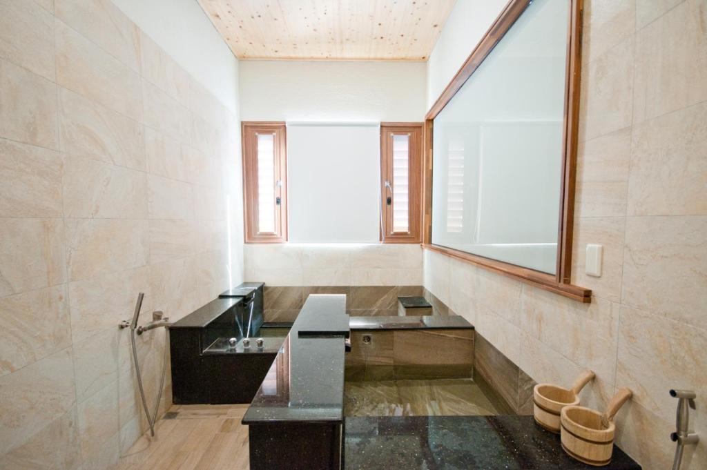 Koupelna v ubytování ChunYang Homestay春陽一品居