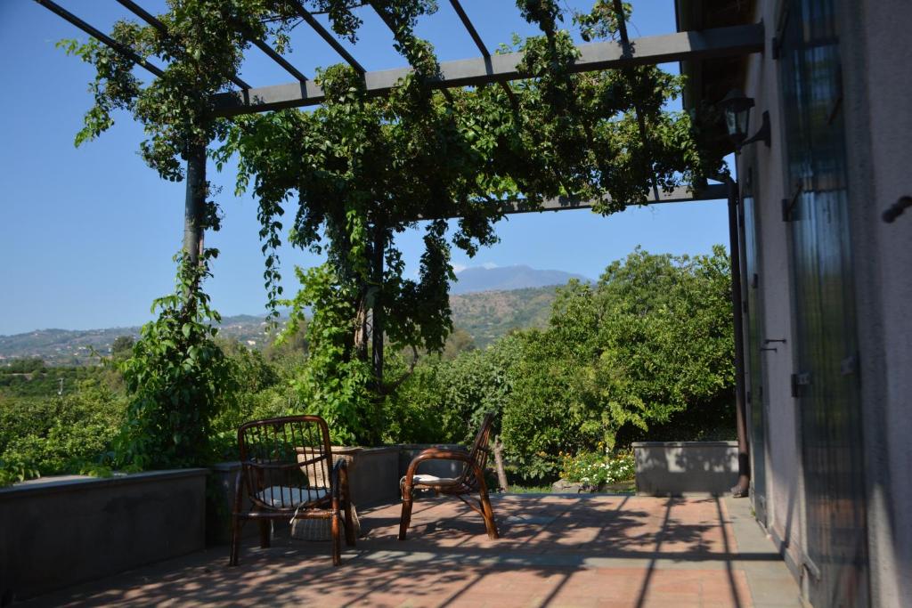 A general mountain view or a mountain view taken from A villát