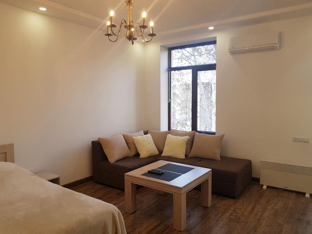 Posezení v ubytování Cascade White Luxury Apartment