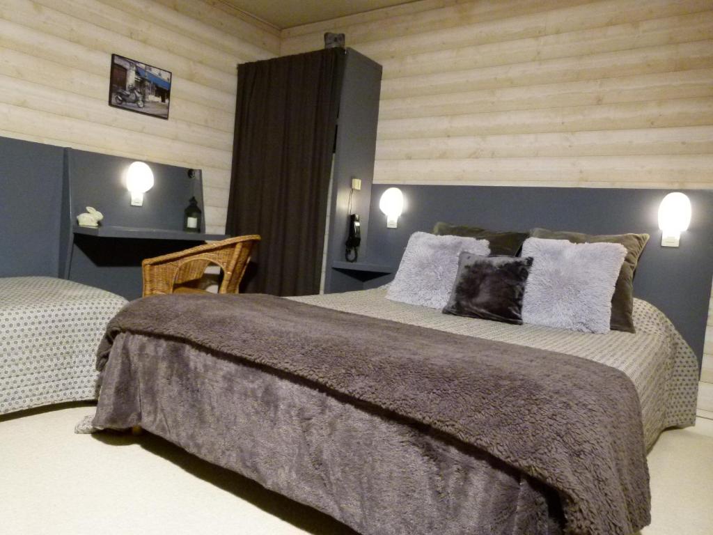 Cama ou camas em um quarto em Hôtel Motel Papea