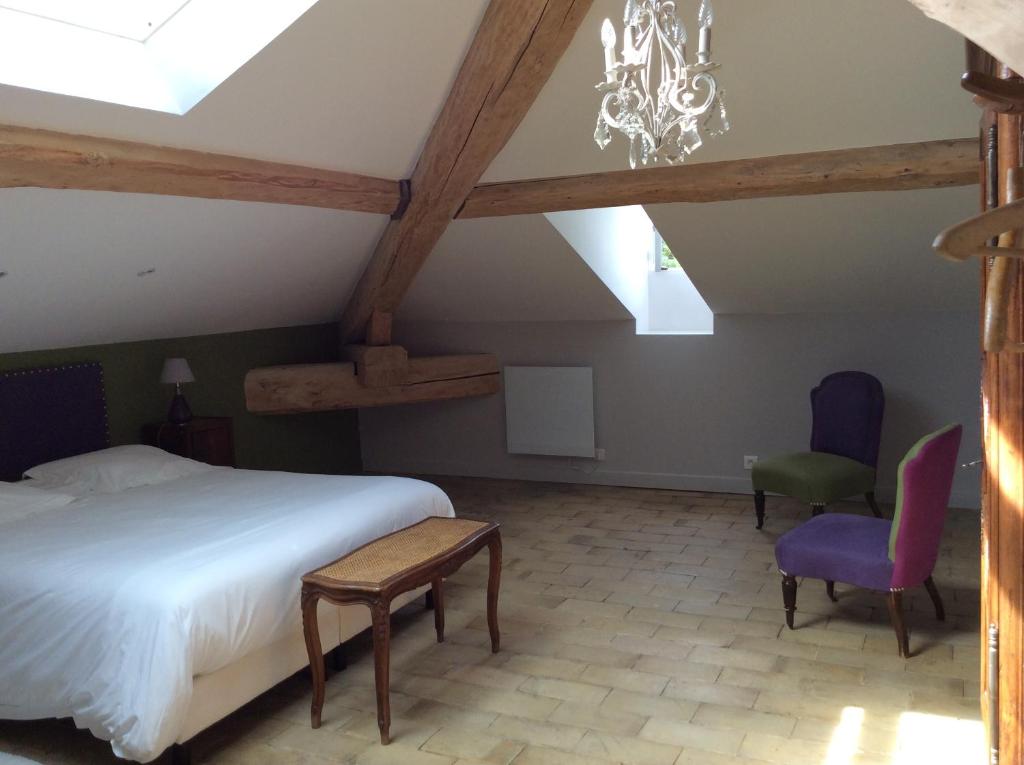Château des Charmes - Chambre Queen Avec Vue Sur Le Jardin