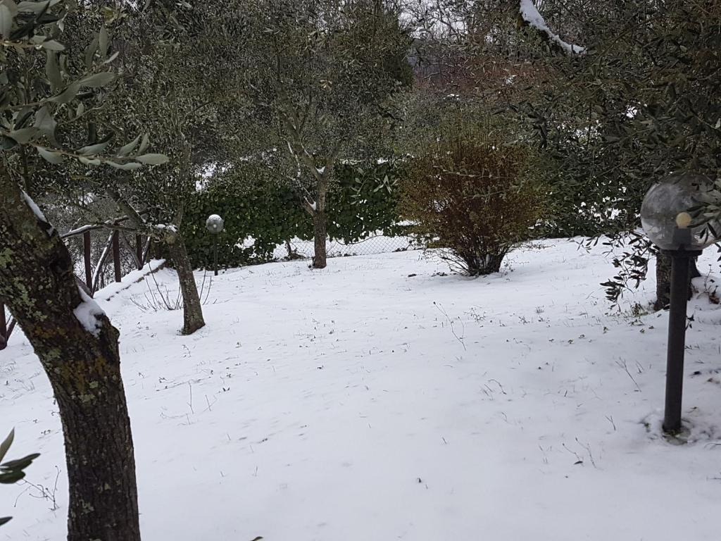 Dimora nel Chianti v zimě