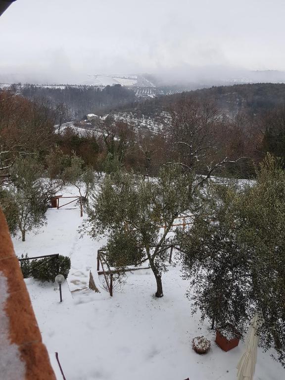 Dimora nel Chianti v zimě