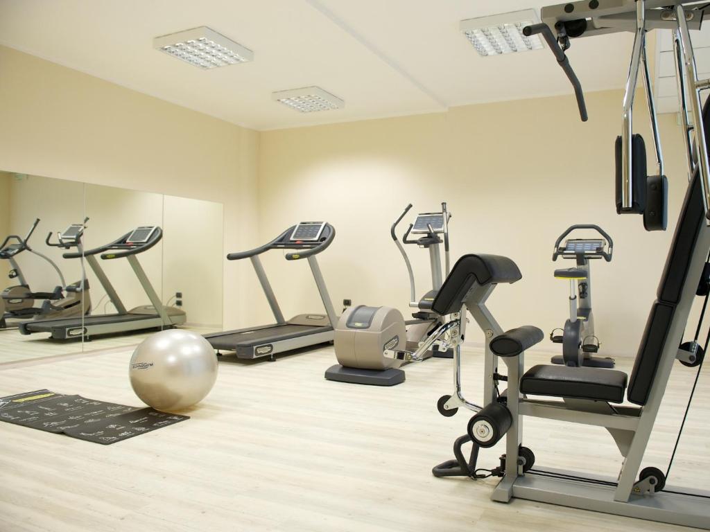 Fitness centrum a/nebo fitness zařízení v ubytování Mercure Bergamo Aeroporto