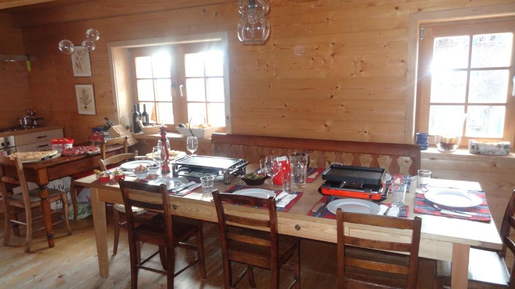 Restaurace v ubytování Chalet Charm