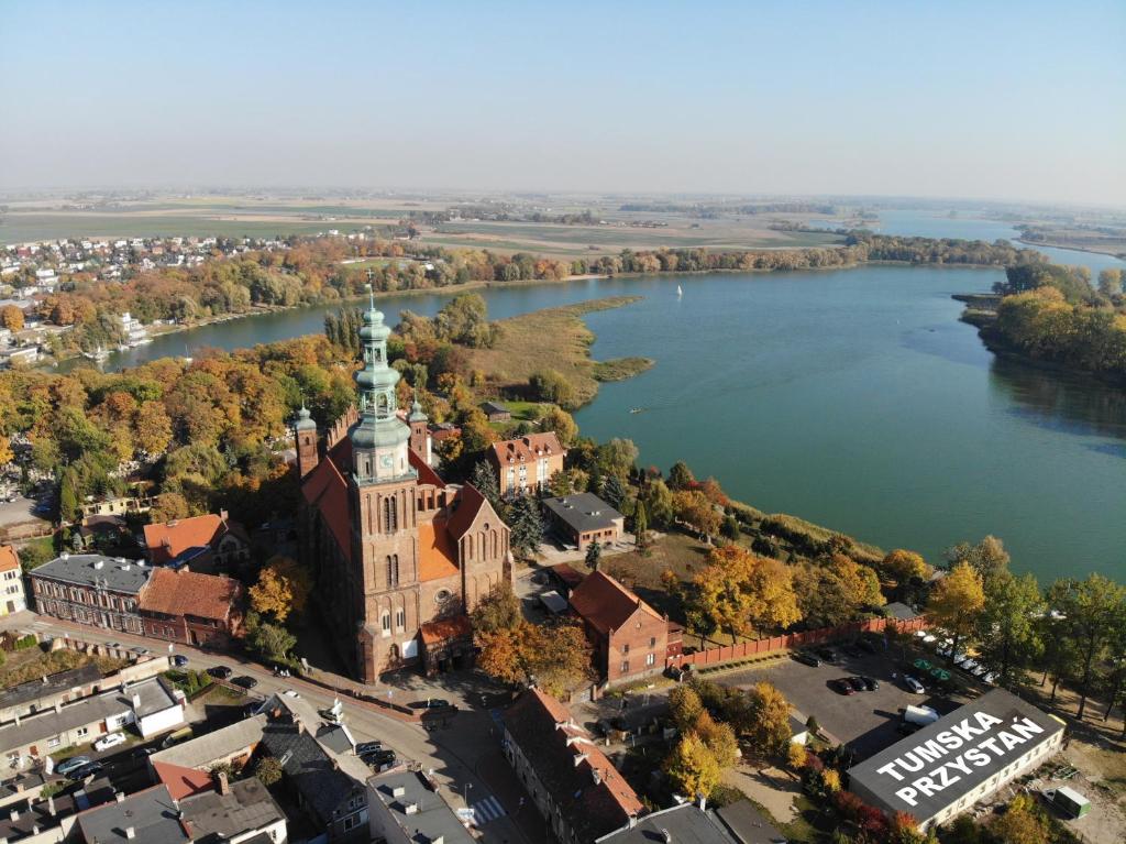 Výhľad na rieku v blízkosti v penzióne/hostinci