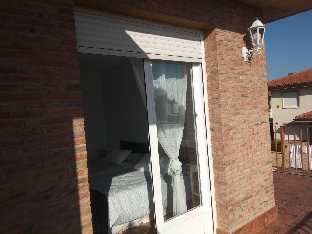 Balkón nebo terasa v ubytování La casita de Villalarreina