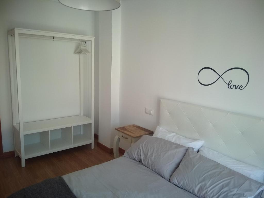 Postel nebo postele na pokoji v ubytování La casita de Villalarreina