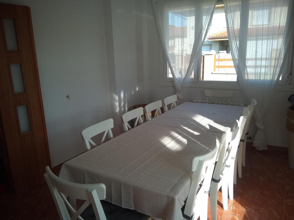 Postel nebo postele na pokoji v ubytování La casita de Villalarreina