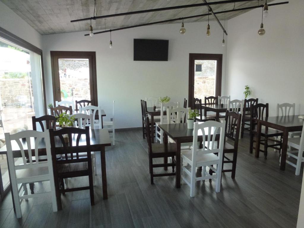 Restaurace v ubytování Albergue Monte Aro