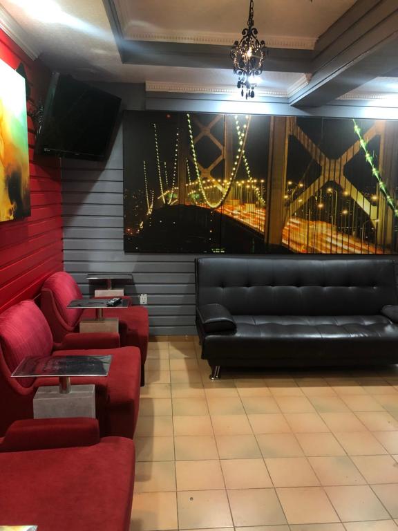 Posezení v ubytování European Hostel