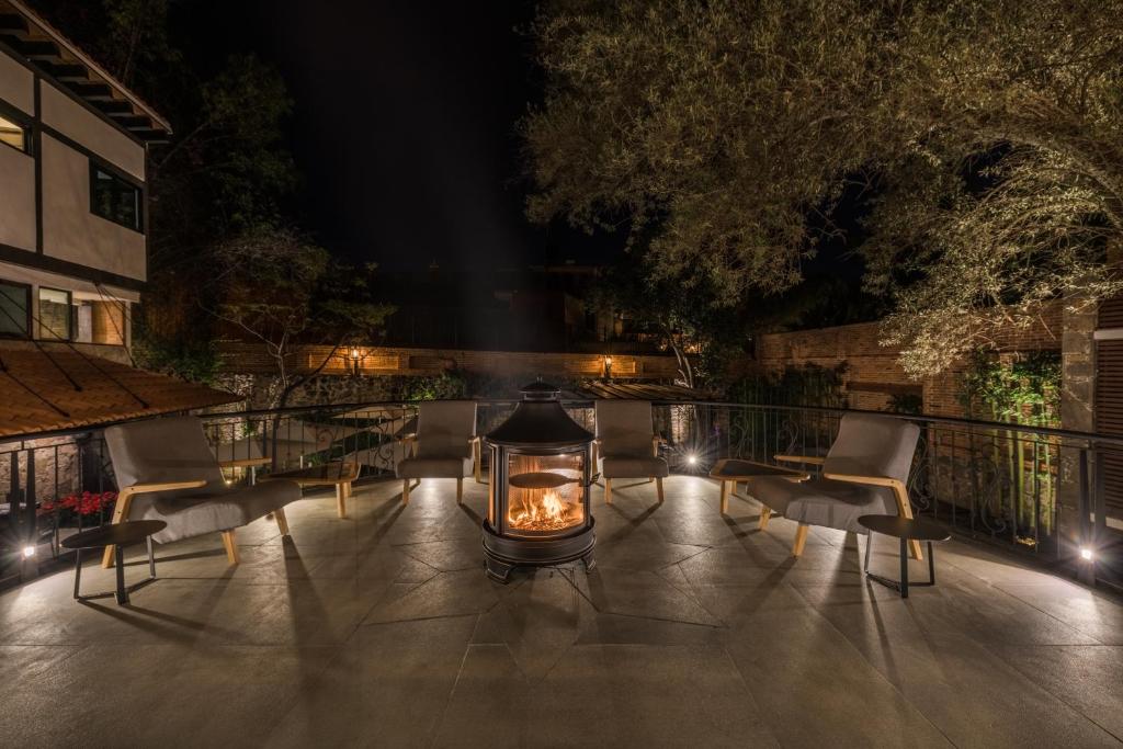 Patio nebo venkovní prostory v ubytování Matian Hotel Boutique