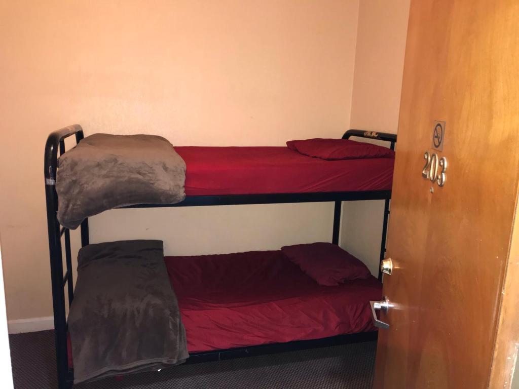 Postel nebo postele na pokoji v ubytování European Hostel