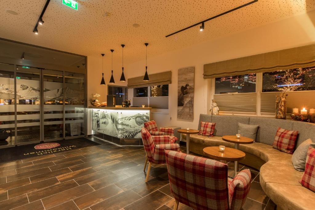 Posezení v ubytování Hotel Almrausch