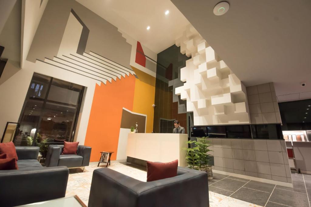 Posezení v ubytování Hotel Gallery 67