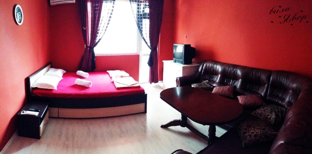 Posezení v ubytování Hotel Yavor