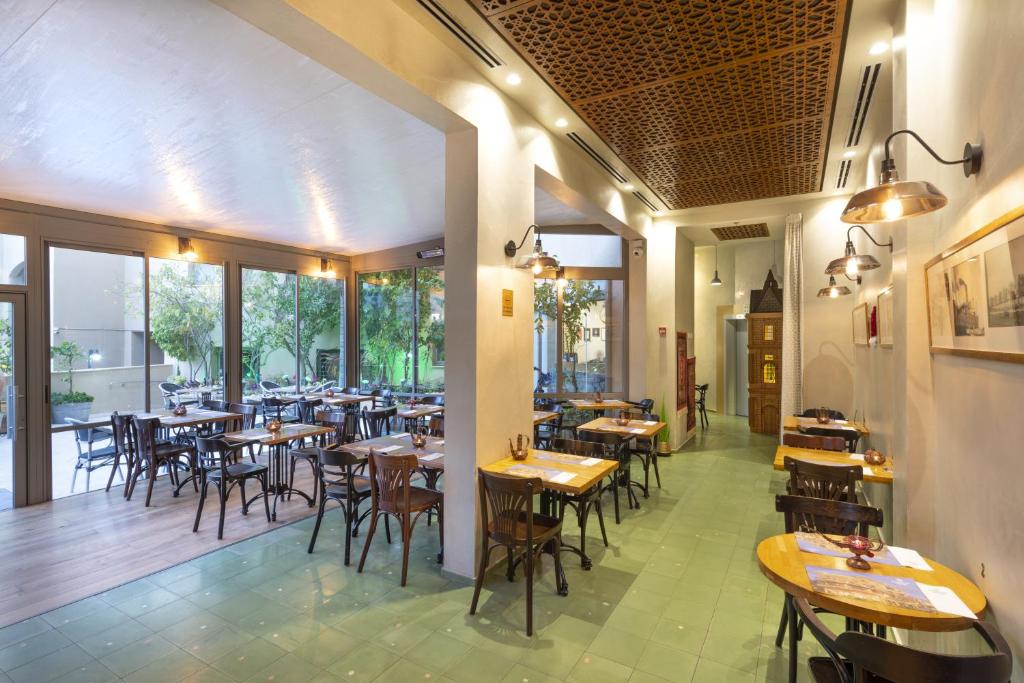 Restaurace v ubytování Margosa Boutique Hotel Tel-Aviv Jaffa