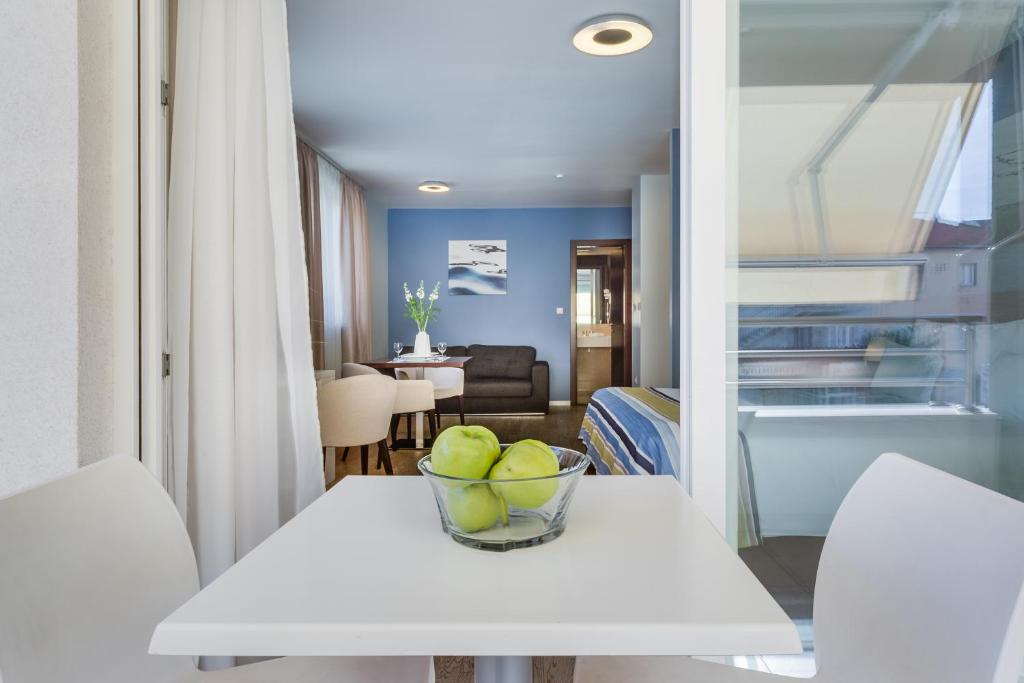 Posezení v ubytování BB Residence