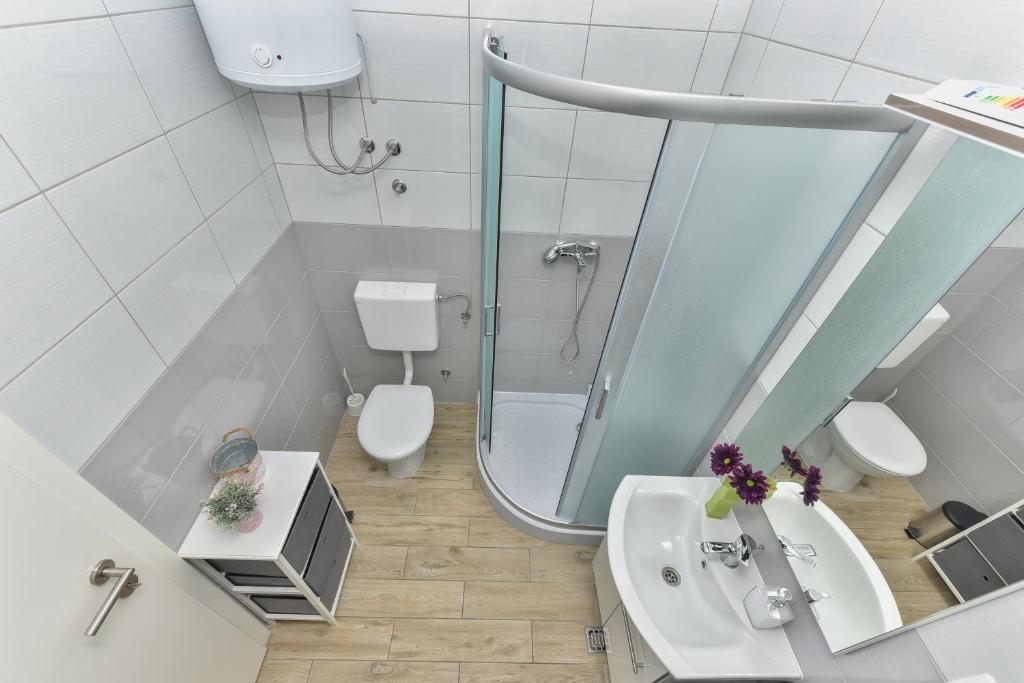 Koupelna v ubytování Studio Apartment Deluxe