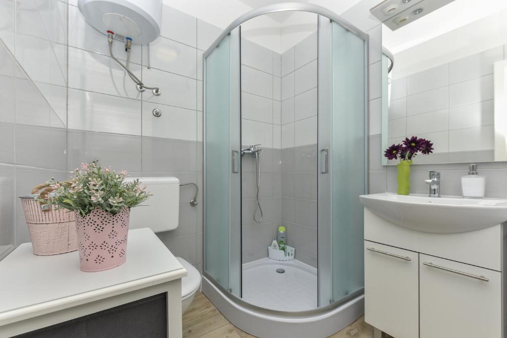 Koupelna v ubytování Studio Apartment Deluxe
