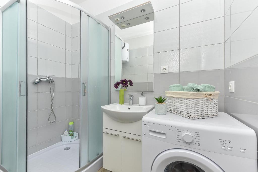 Koupelna v ubytování Studio Apartment Deluxe