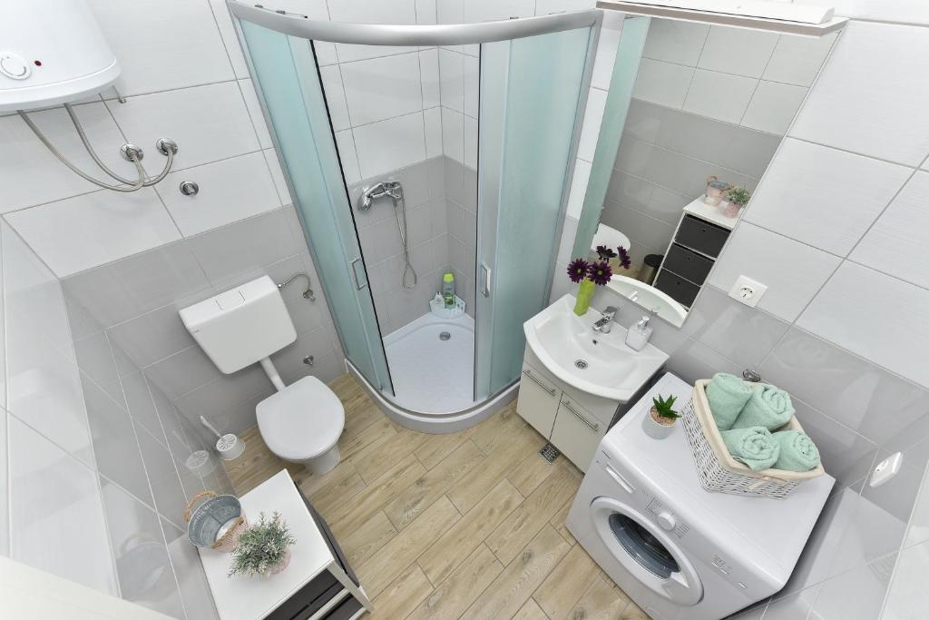 Koupelna v ubytování Studio Apartment Deluxe