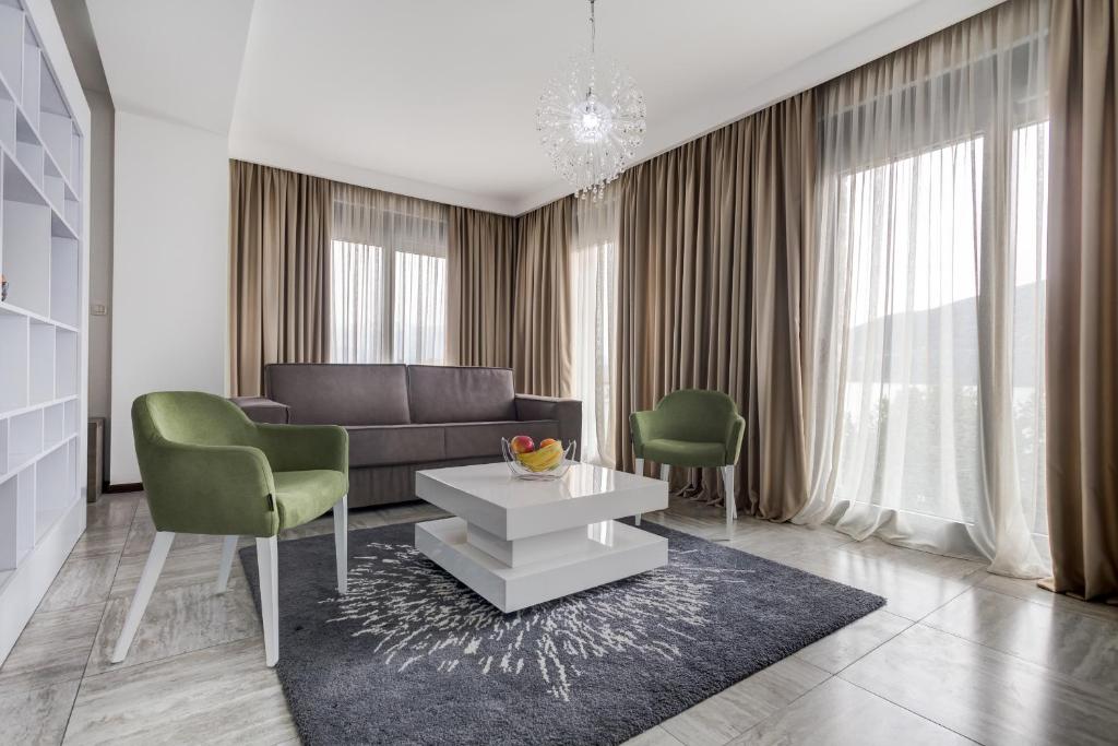 Posezení v ubytování Riva Residence