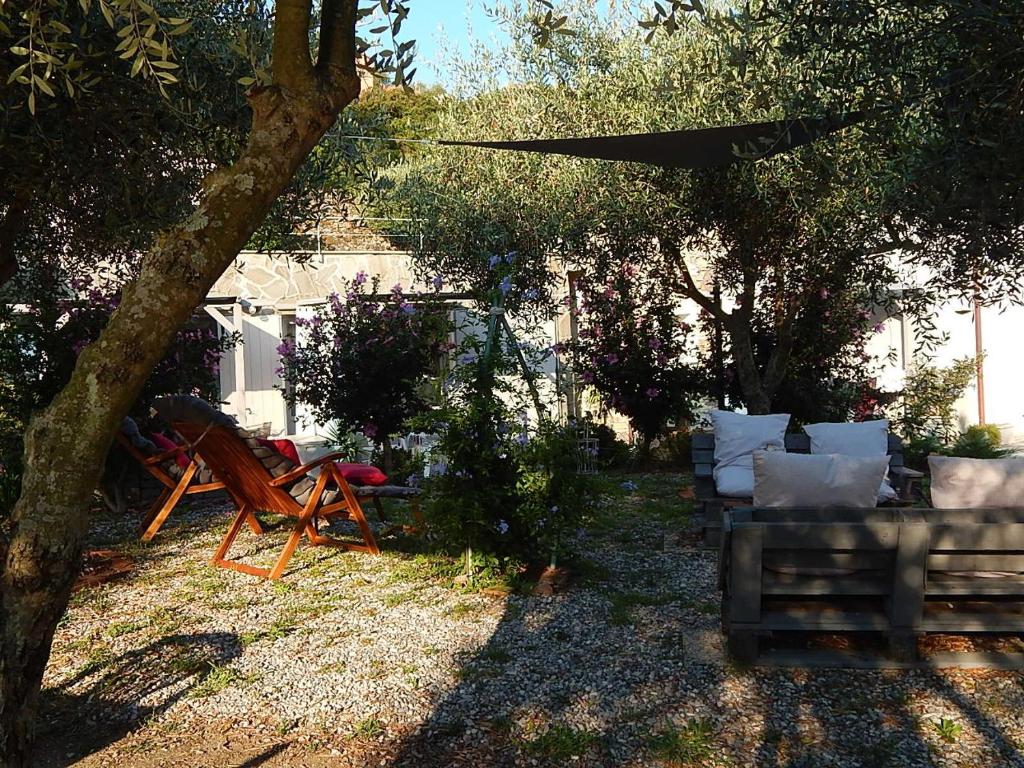Zahrada ubytování B&B Piè del Castello