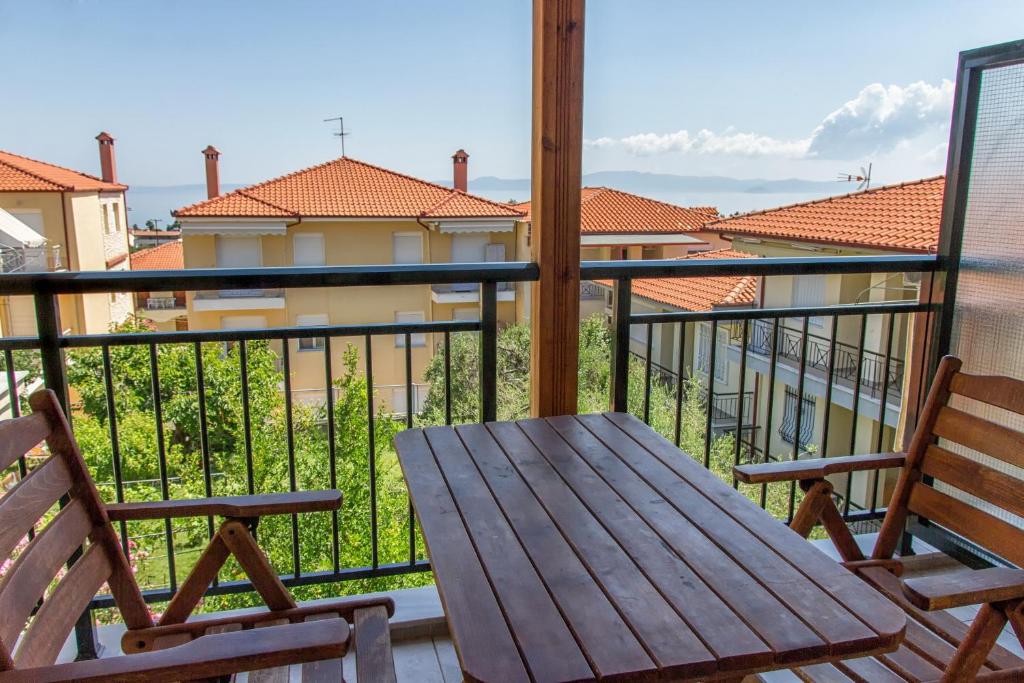 Balkon lub taras w obiekcie Estia Studios